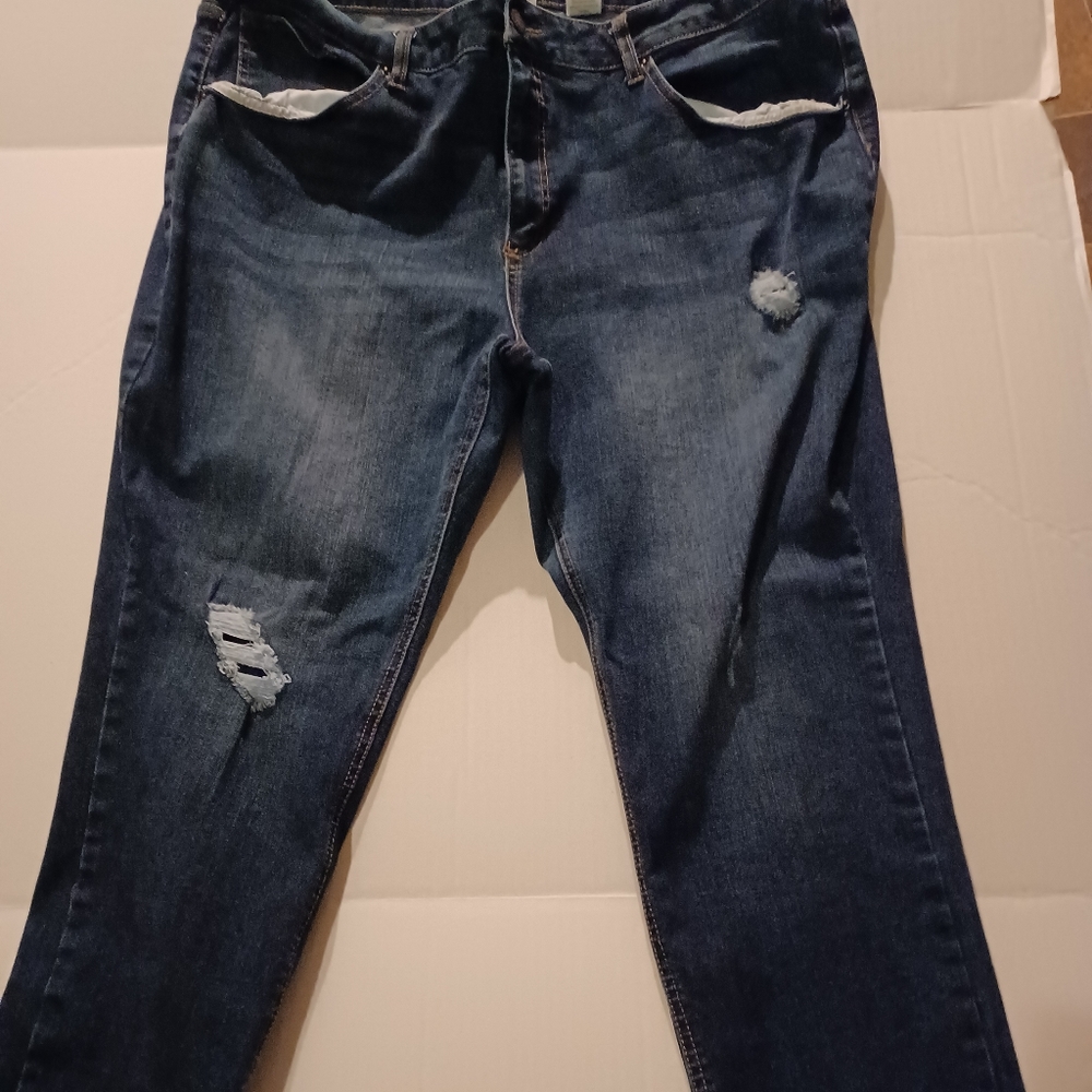 Time And true Size 24 distressed jeans